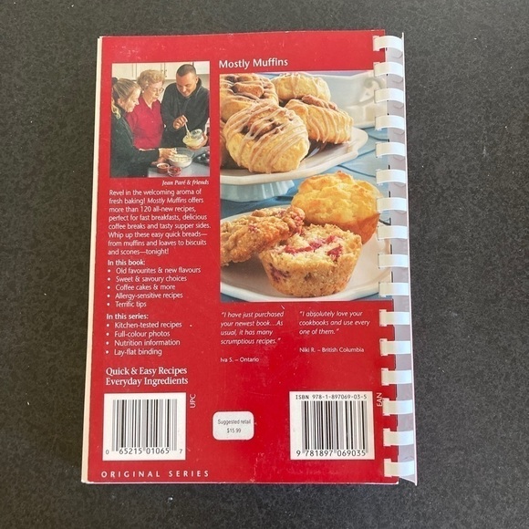 Jean Pare Company's Coming Cookbook Mostly Muffins Recipes - Picture 2 of 4